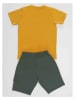 Denokids 2-częściowy zestaw "Up" w kolorze żółto-oliwkowym