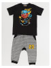 Denokids 2-delige outfit "Basketball" grijs/zwart