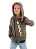 Denokids Sweatjacke "Nope" in Khaki
