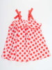 Denokids Sukienka "Red Dots" w kolorze czerwonym