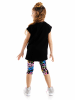 Denokids 2-delige outfit "Good Vibes" zwart/meerkleurig