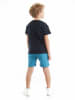 Denokids 2-delige outfit "Planets" zwart/lichtblauw