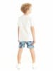 Denokids 2-delige outfit "Surf" wit/meerkleurig