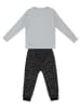 Denokids 2-delige outfit "I Win" grijs/zwart