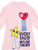 Denokids Jurk "Fancy Heart" lichtroze
