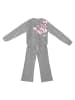 Denokids 2-delige outfit "Shinny Hearts" grijs