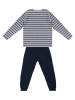 Denokids 2tlg. Outfit "Tractor" in Grau/ Dunkelblau
