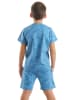 Denokids 2-delige outfit "Shark Sea" blauw