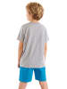 Denokids 2tlg. Outfit "Explorer in Grau/ Blau