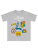 Denokids 2-delige outfit "Explorer" grijs/blauw