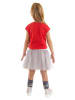 Denokids 2tlg. Outfit in Rot/ Grau