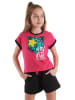 Denokids 2tlg. Outfit "Wild free" in Schwarz/ Pink
