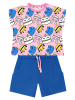 Denokids 2tlg. Outfit "Sweet Cookies" in Rosa/ Blau
