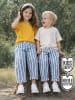 Denokids Broek blauw/wit
