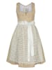 Alpenfee Dirndl "Amy" in Beige/ Creme