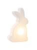 8 seasons Led-decolamp "Shining Rabbit" wit - (B)6,6 x (H)11,5 cm