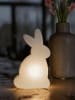 8 seasons Led-decolamp "Shining Rabbit" wit - (B)6,6 x (H)11,5 cm