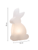 8 seasons Led-decolamp "Shining Rabbit" wit - (H)50 cm