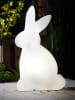 8 seasons Solar-Leuchte "Shining Rabbit" in Weiß - (B)45 x (H)70 cm