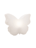 8 seasons Lampa solarna "Shining Butterfly" w kolorze białym - 55 x 40 cm