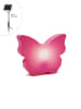 8 seasons Solarlamp "Shining Butterfly" roze - (B)55 x (H)40 cm