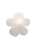 8 seasons Lampa solarna "Shining Flower" w kolorze białym - wys. 36 x Ø 40 cm