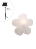 8 seasons Solar-Leuchte "Shining Flower" in Weiß - (H)36 x Ø 40 cm