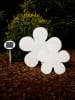8 seasons Solarlamp "Shining Flower" wit - (H)36 x Ø 40 cm