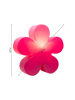 8 seasons LED-Dekoleuchte "Shining Flower" in Pink - (H)36 x Ø 40 cm