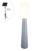 8 seasons Solar-Leuchte "No. 1" in Grau/ Weiß - (H)160 x Ø 41,5 cm