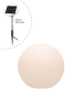 8 seasons Lampa solarna "Shining Globe" w kolorze białym - Ø 28,5 cm