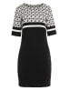 Nife Kleid in Schwarz/ Weiß