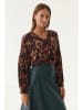 TATUUM Blouse bruin/oranje