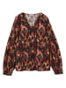 TATUUM Bluse in Braun/ Orange