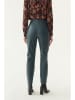 TATUUM Kunstlederhose in Blaugrau