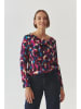 TATUUM Blouse donkerblauw/roze/blauw