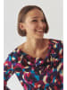 TATUUM Bluse in Dunkelblau/ Pink/ Blau