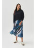 TATUUM Rok zwart/wit/blauw