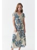 TATUUM Jurk "Bonnie" beige/groen