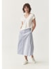 TATUUM Rok lichtblauw/wit