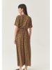 TATUUM Sukienka w kolorze jasnobrązowo-czarnym