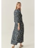 TATUUM Kleid in Dunkelblau/ Beige