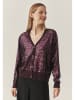 TATUUM Paillettencardigan "Gloss" in Bordeaux