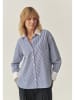 TATUUM Bluse "Manhattan" in Blau/ Weiß