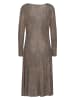 Ilse Jacobsen Kleid in Grau/ Hellbraun