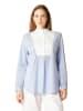 Ilse Jacobsen Bluse in Hellblau/ Weiß
