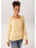 Aniston Pullover in Gelb