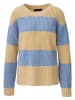Aniston Pullover in Gelb/ Hellblau