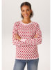 Aniston Pullover in Rosa/ Rot