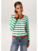 Aniston Kardigan w kolorze zielono-białym